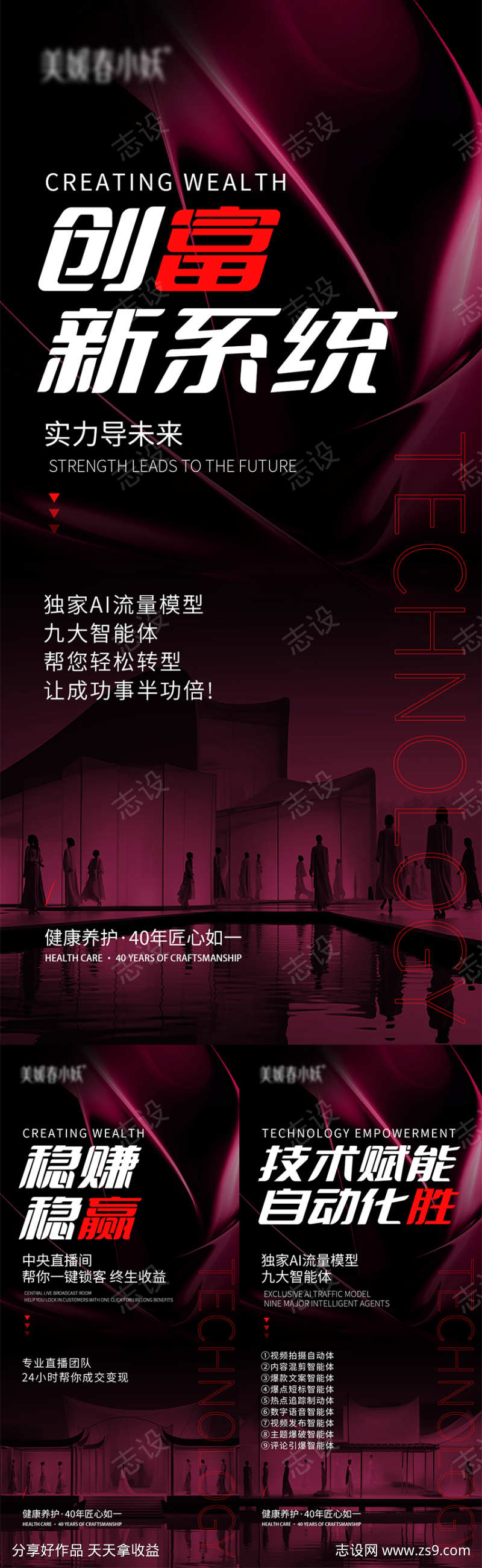 美业招商产品海报