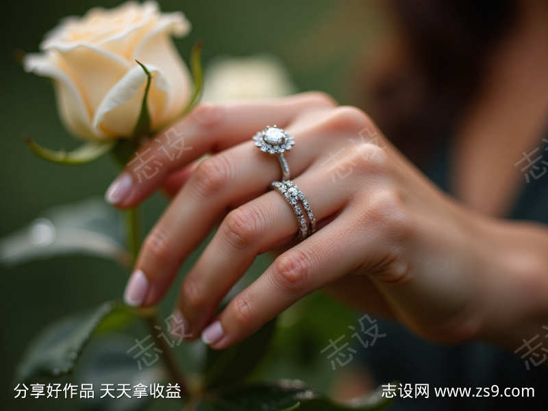 戒指手部特写
