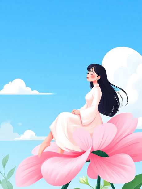 扁平插画极简风格_SD模型下载_safetensors格式_960X1280像素-平面,极简,插画-作品编号:2025060717198399-志设-zs9.com
