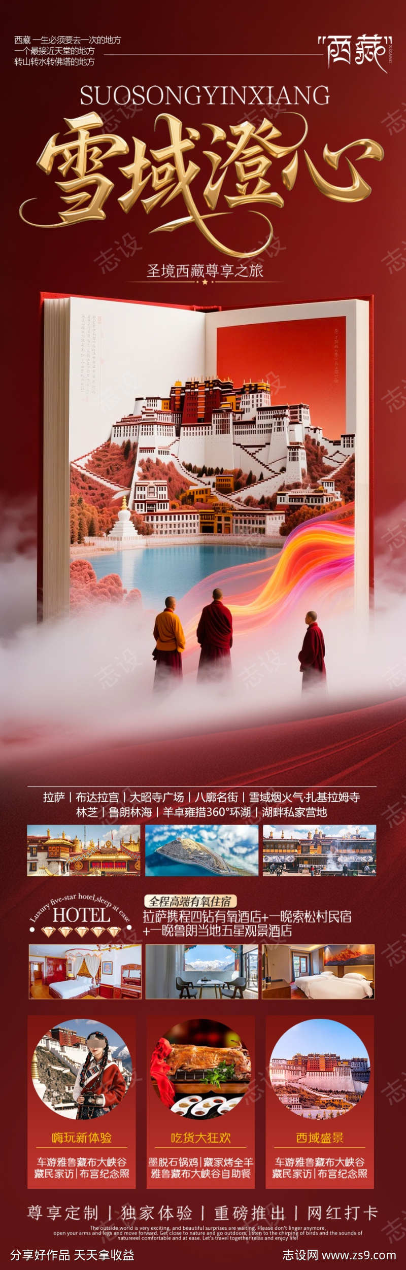 西藏旅游海报