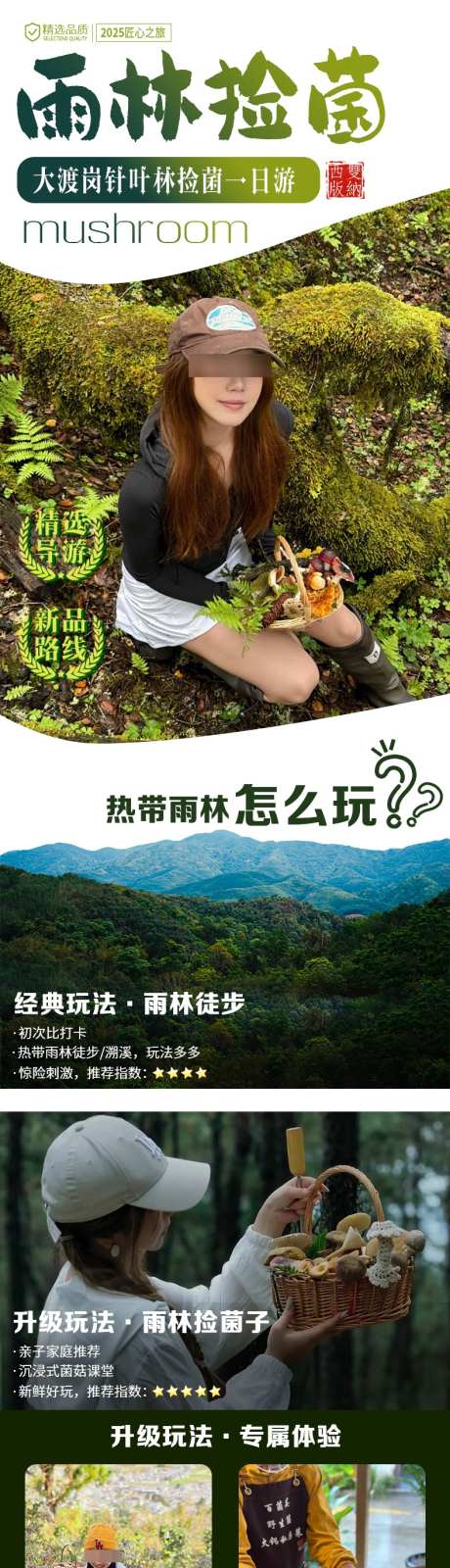 西双版纳旅游详情页_源文件下载_PSD格式_790X8513像素-雨林徒步,野生菌,西双版纳-作品编号:2025060916425918-志设-zs9.com