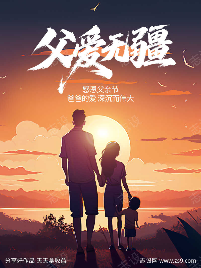 父亲节海报