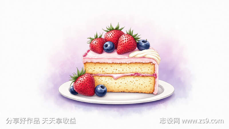 精致的水果蛋糕