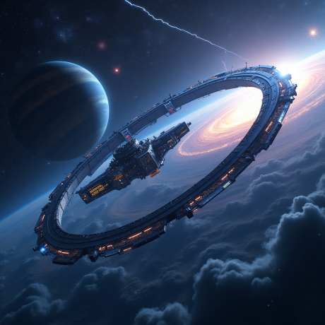 宏伟科幻深空枢纽_AI图片下载_euler采样_1024X1024像素-科技,科幻,深空枢纽-作品编号:2025061008109284-志设-zs9.com