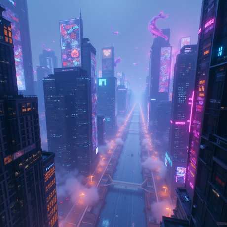 霓虹深渊都市_AI图片下载_euler采样_1024X1024像素-霓虹,深渊,城市-作品编号:2025061008111331-志设-zs9.com