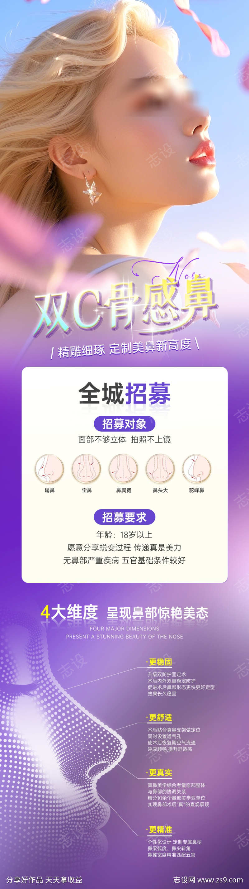 医美鼻整形案列招募