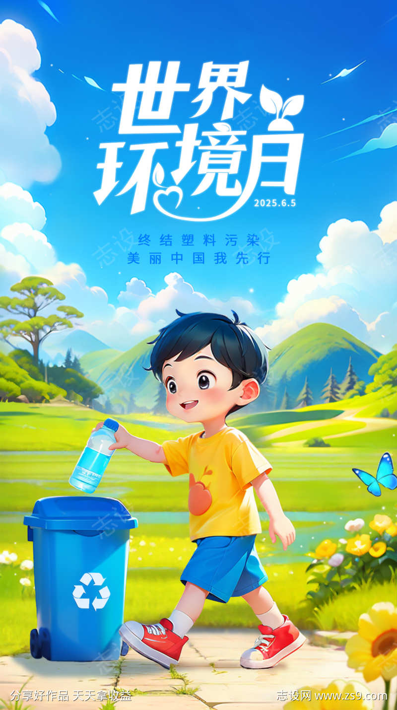 世界环境日环保公益海报