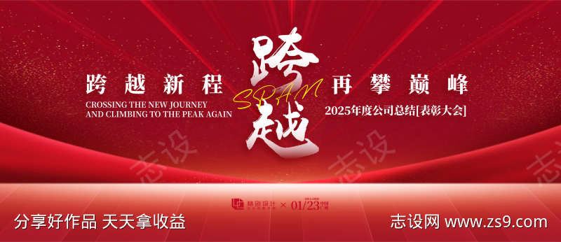 跨越表彰大会主KV