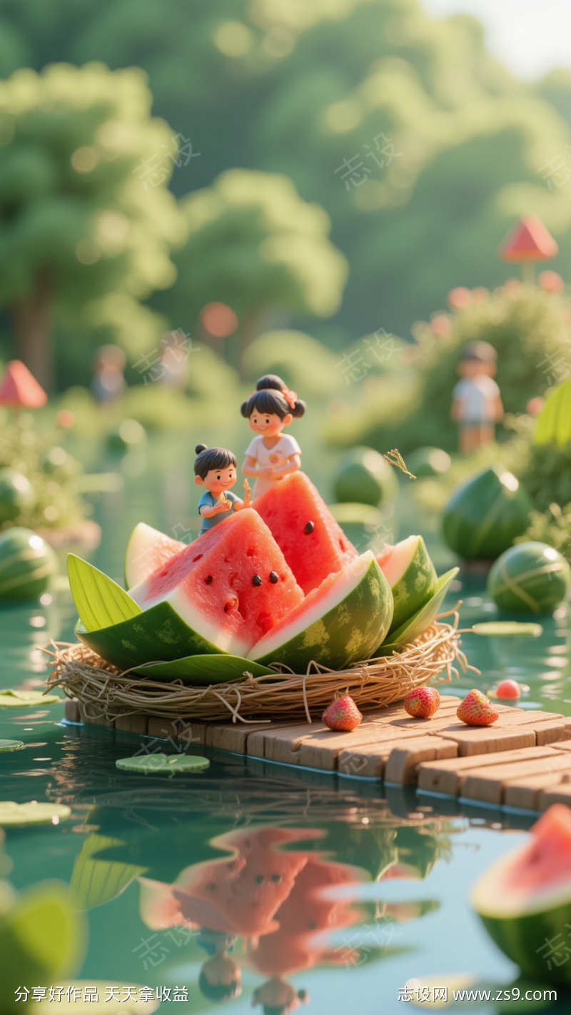 夏天西瓜图