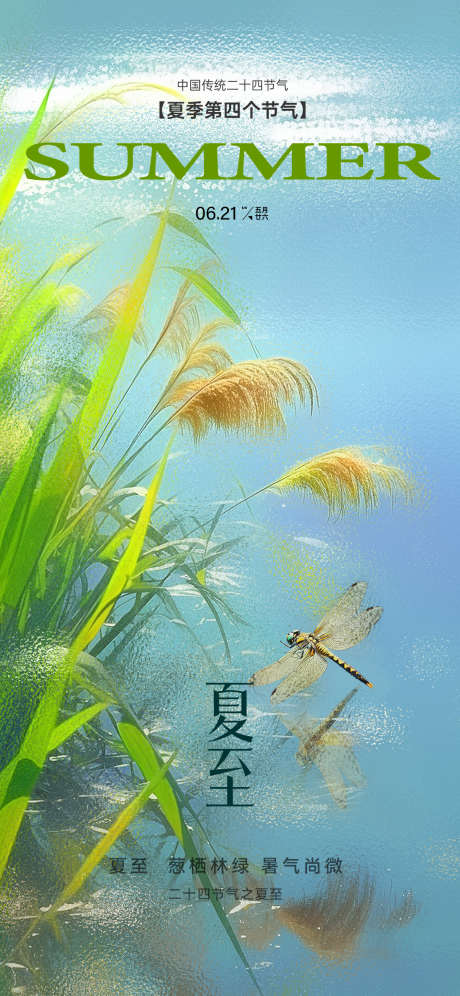 24节气夏至意境海报_源文件下载_PSD格式_1125X2436像素-意境,夏至,节气-作品编号:2025061214418641-志设-zs9.com