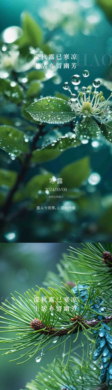 寒露节气海报