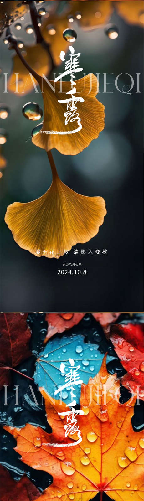 寒露节气海报_源文件下载_AI,PSD格式_1080X4675像素-大气,创意,树叶-作品编号:2025061216507443-志设-zs9.com