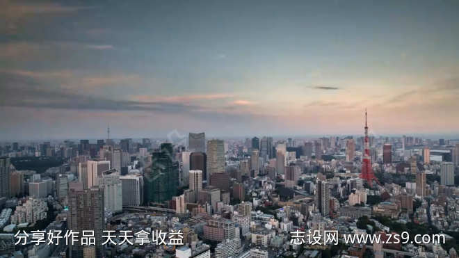 城市全景延时
