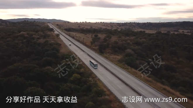 高速公路航拍