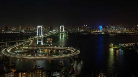 江上高架延时_视频素材下载_MP4格式_1920X1080像素-夜景,高架,通用-作品编号:2025061509593803-志设-zs9.com