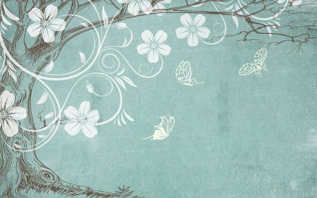 花卉装饰墙纸_源文件下载_PSD格式_2835X1772像素-花朵,软装,画框-作品编号:2025063009203976-志͵设˱网