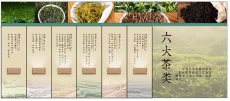 六大茶类展板_源文件下载_CDR格式_1086X480像素-茶山,中式,六大茶类-作品编号:2025061613106166-志设-zs9.com