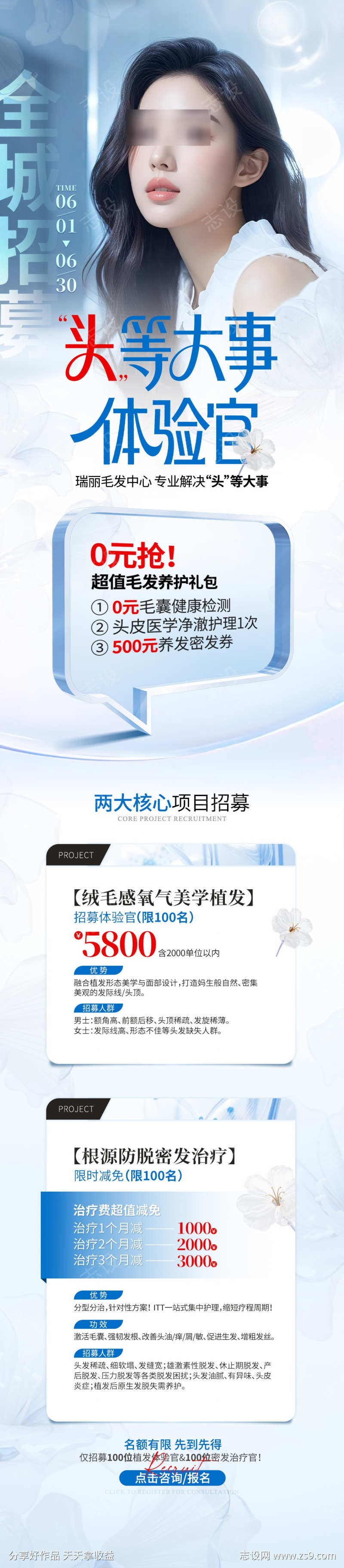 医美案例招募活动详情页面