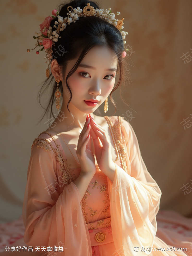 优雅的东方女人