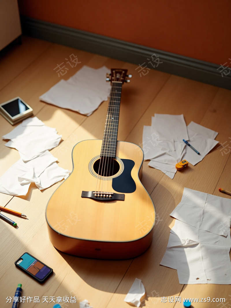 一把原声吉他