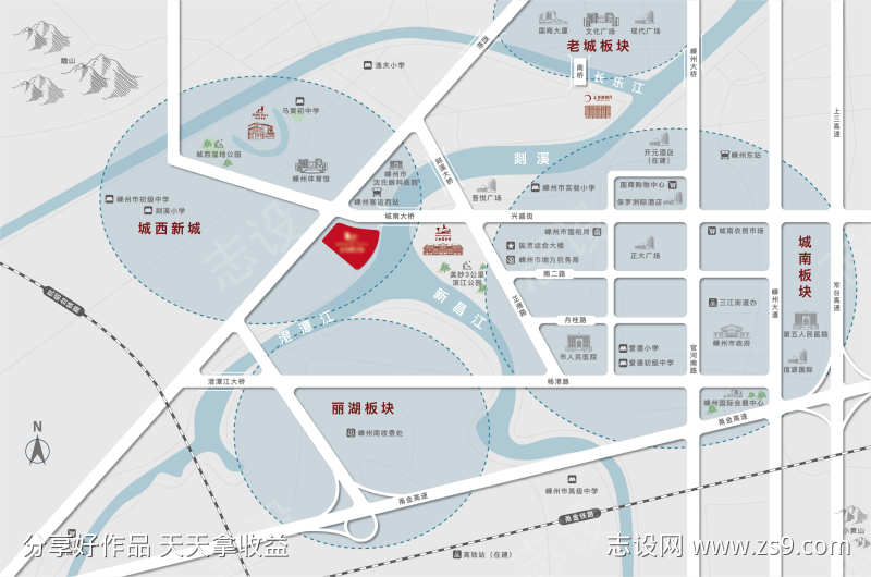 地产区位图