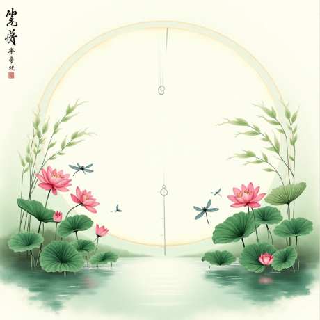传统节气意境_AI图片下载_euler采样_1024X1024像素-手绘,插画,意境-作品编号:2025061821186110-素材库-www.sucai1.cn