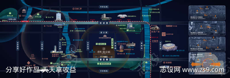 地产区位图配套主画面