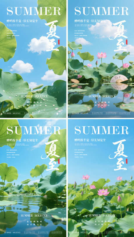 夏至系列海报_源文件下载_PSD格式_864X1536像素-荷叶,水面,简约-作品编号:2025061810051623-志设-zs9.com