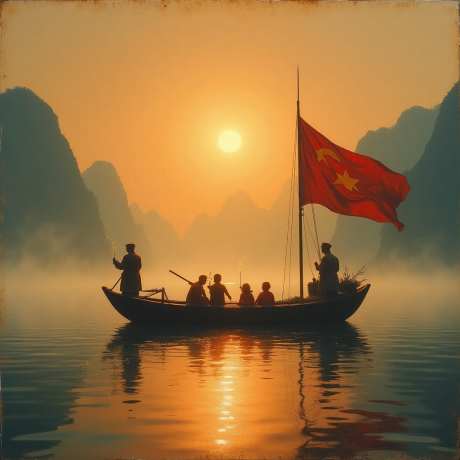 历史启航写实油画风_AI图片下载_euler采样_1024X1024像素-启航,写实,船-作品编号:2025061913201069-素材库-www.sucai1.cn