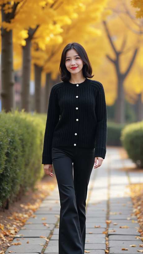 身穿黑衣服美女模特摄影_AI图片下载_euler采样_864X1536像素-摄影,户外,模特-作品编号:2025061913274045-素材库-www.sucai1.cn