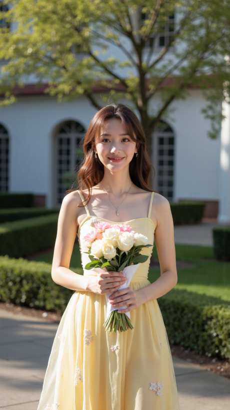美丽性感手拿手捧花美女写实摄影_AI图片下载_euler采样_864X1536像素-户外,摄影,美女-作品编号:2025061913271782-素材库-www.sucai1.cn