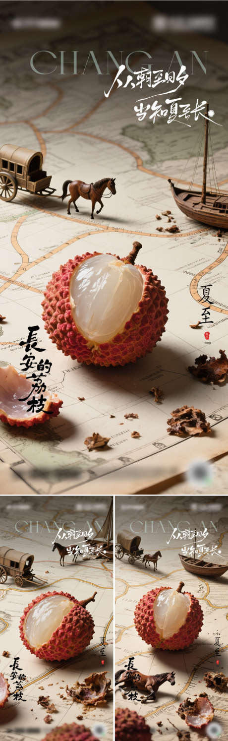 二十四节气夏至_源文件下载_AI,PSD格式_888X2885像素-荔枝,节气,海报-作品编号:2025062217131634-素材库-www.sucai1.cn