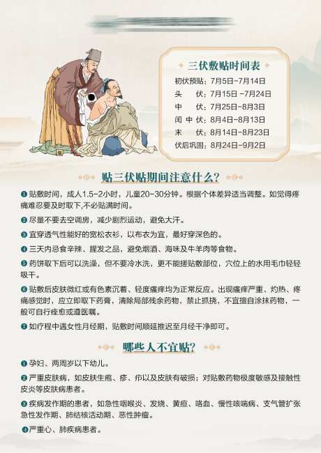 三伏贴注意事项_源文件下载_AI格式_1191X1684像素-中式,促销,冬病夏治-作品编号:2025062615427971-志设-zs9.com