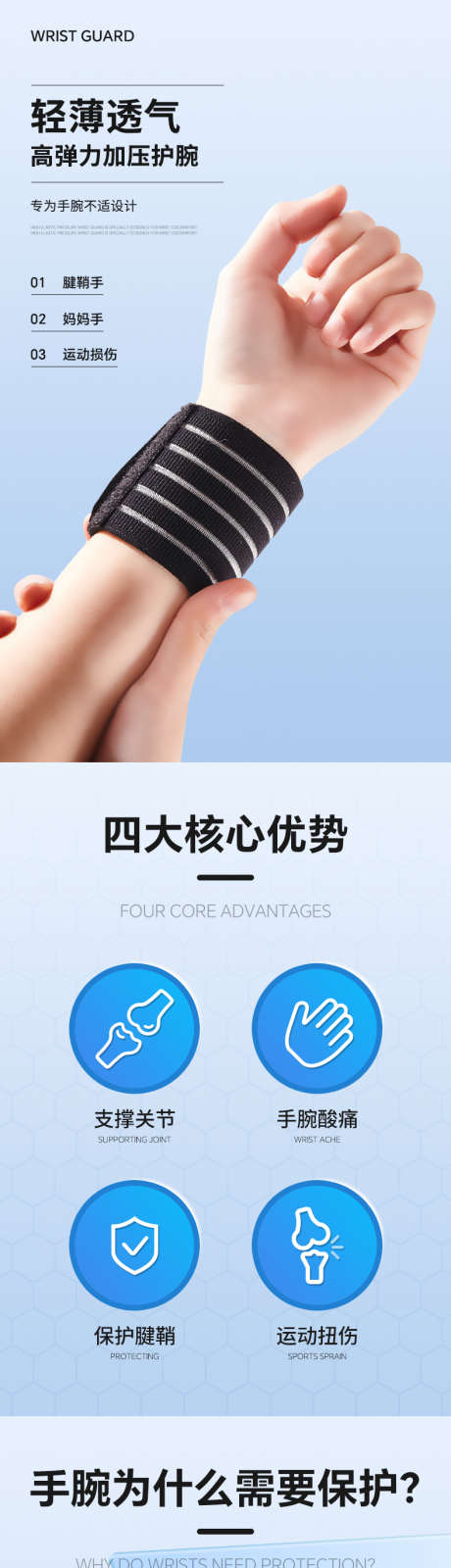 个护健康加压护腕详情页_源文件下载_PSD格式_790X15000像素-全新升级,四大优势,高弹加压-作品编号:2025062917016536-志设-zs9.com