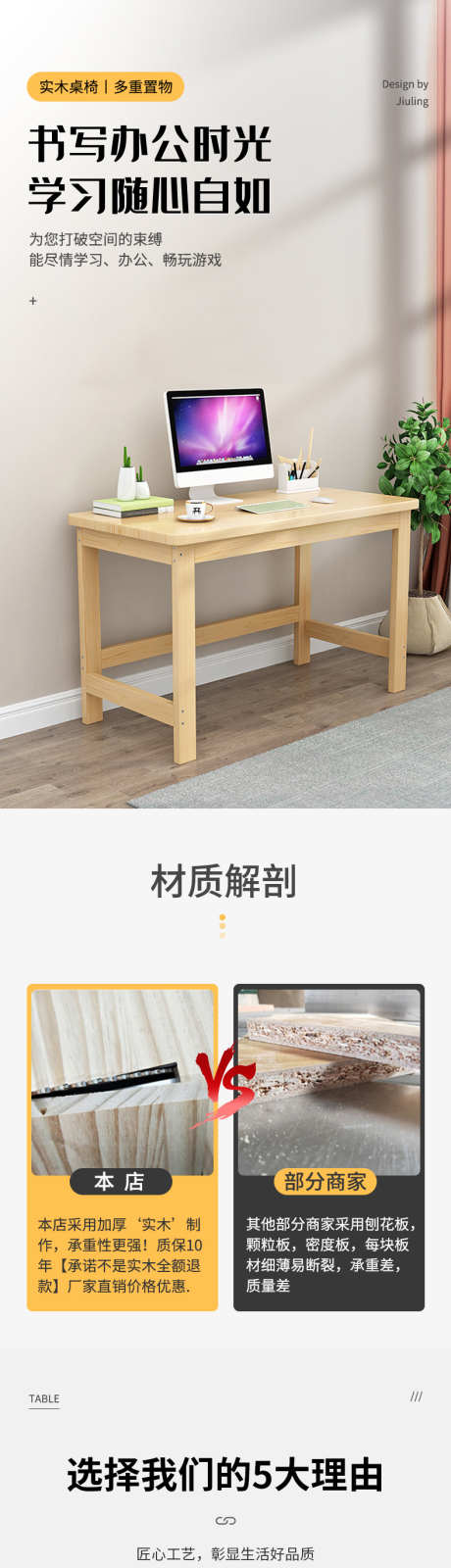 实木学习桌详情页_源文件下载_PSD格式_790X15742像素-学习,办公,家居-作品编号:2025063010182285-志ˉ设.网