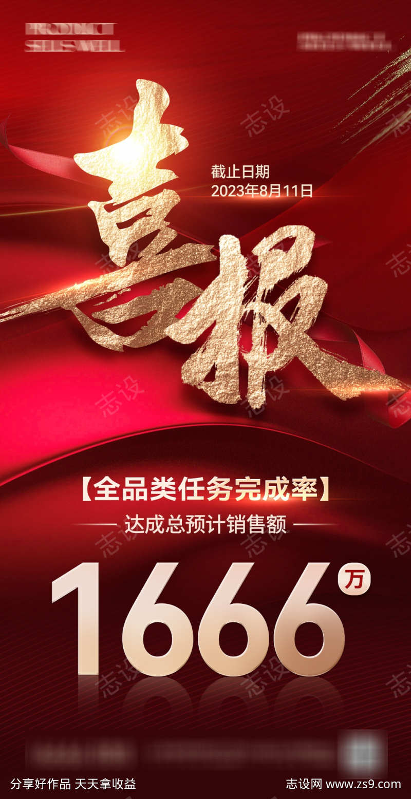 喜报战报海报