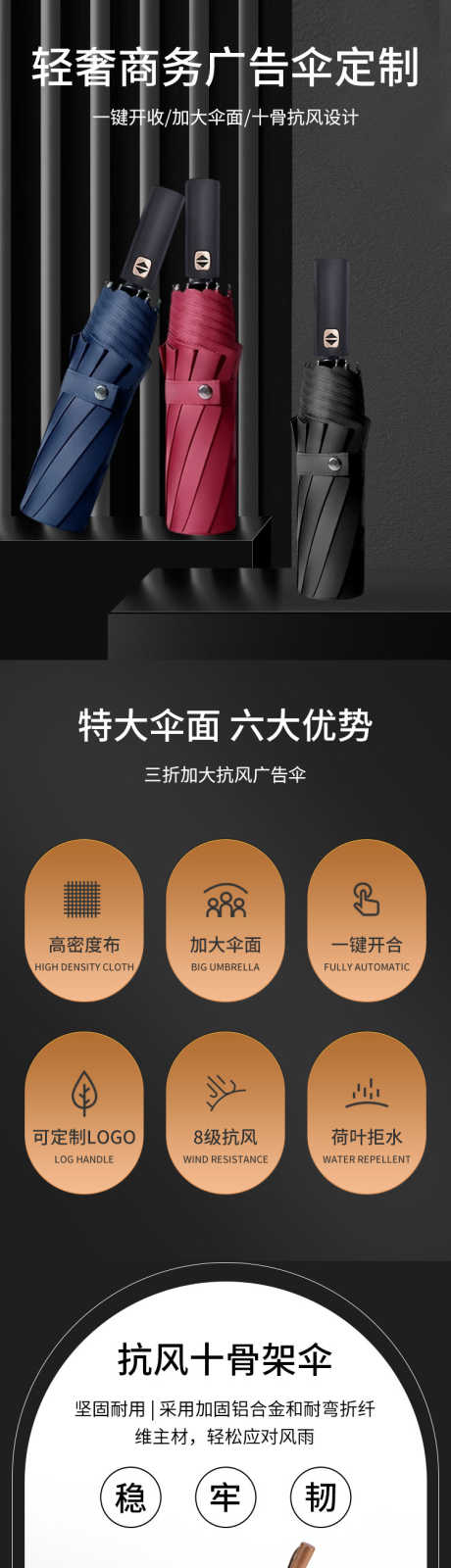 雨伞详情页_源文件下载_PSD格式_750X12285像素-商务,太阳伞,雨伞-作品编号:2025070111297143-志设-zs9.com