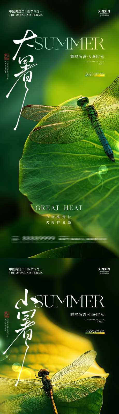 地产大暑小暑节气海报_源文件下载_PSD格式_1080X4680像素-简约,夏日,蜻蜓-作品编号:2025063016161659-志设-zs9.com