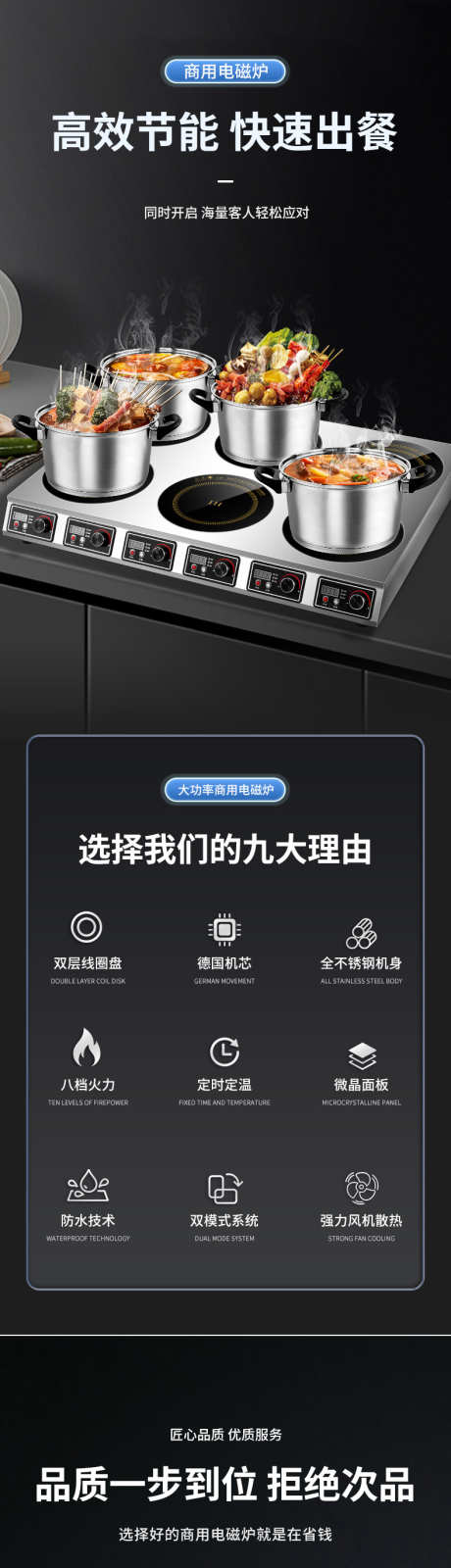 商用电磁炉电商详情_源文件下载_PSD格式_790X14112像素-详情页,质感,厨具-作品编号:2025070213452641-源文件库-ywjfx.cn