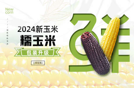 清新大气玉米宣传banner轮播主图_源文件下载_PSD格式_849X555像素-轮播图,玉米,农业-作品编号:2025070213434677-志设-zs9.com