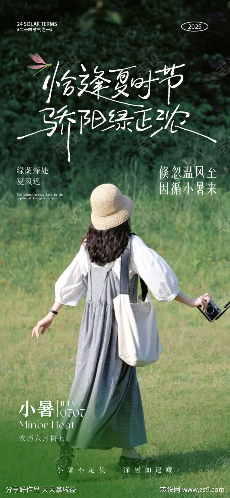 小暑大暑节气海报