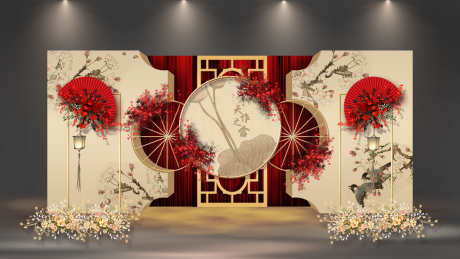 新中式订婚宴婚礼签到合影区迎宾打卡美陈_源文件下载_PSD格式_3000X1688像素-布置,美陈,打卡-作品编号:2025070610589261-志ˌ设`网