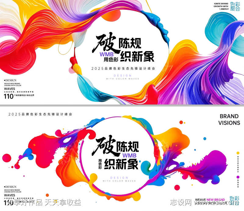 色彩生态先锋设计峰会主视觉