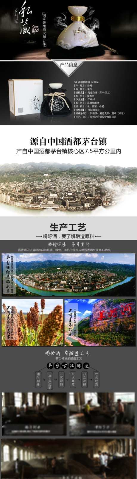 白酒详情页_源文件下载_PSD格式_850X8612像素-传承,经典,茅台-作品编号:2025070711368511-设计素材-www.shejisc.cn