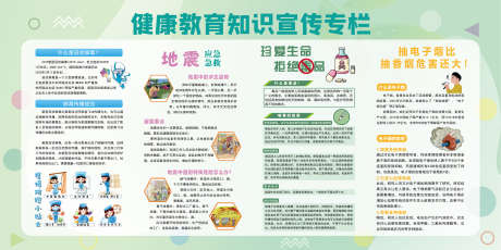 健康教育宣传栏展板_源文件下载_AI格式_3000X1500像素-健康,医疗,背景板-作品编号:2025070810597865-志.设˙网