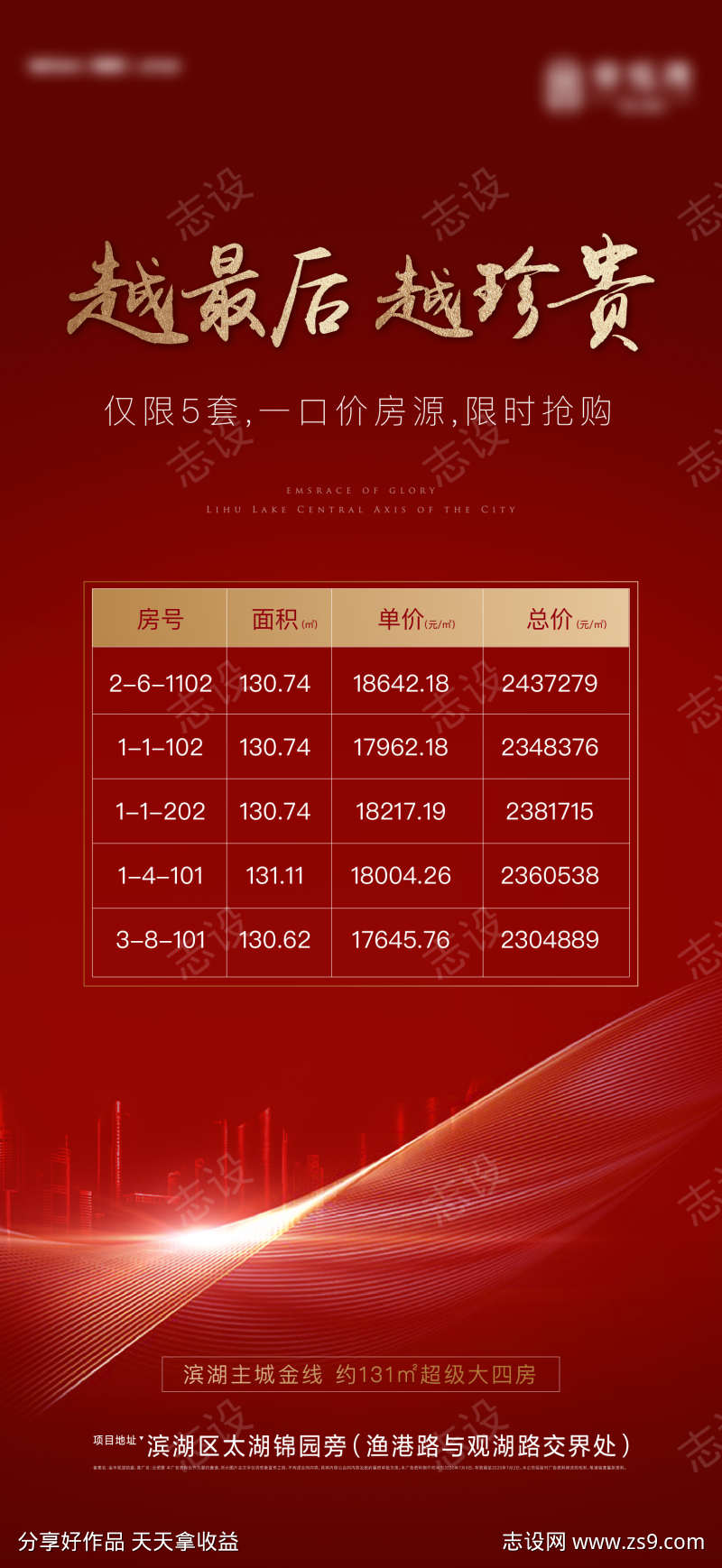 特价房源海报