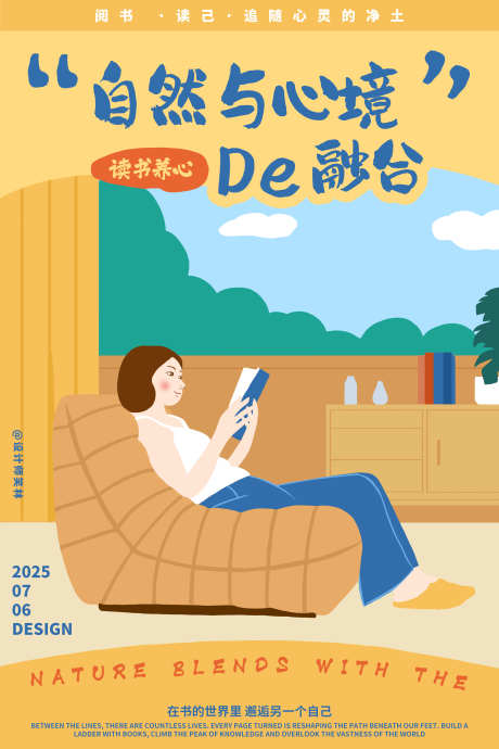读书养心插画海报设计_源文件下载_PSD格式_3000X4500像素-宣传单,海报设计,室内-作品编号:2025070814307212-志˘设ʹ֣֤֚֫֗ׄ网