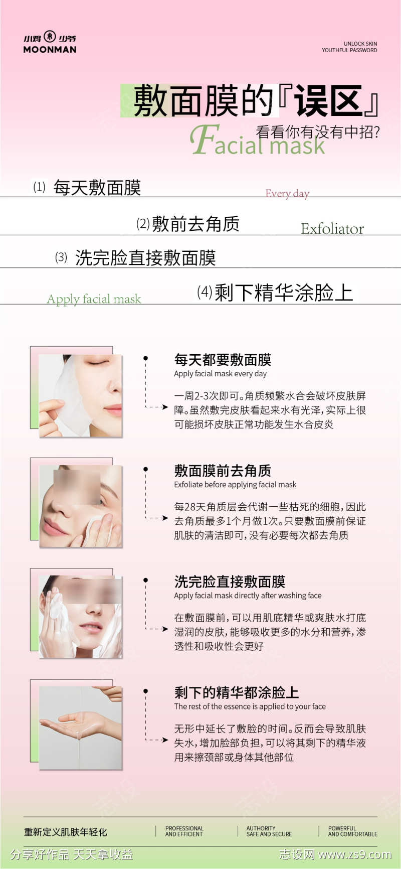 护肤小知识海报