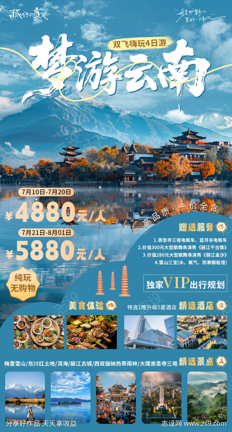 云南旅游宣传海报