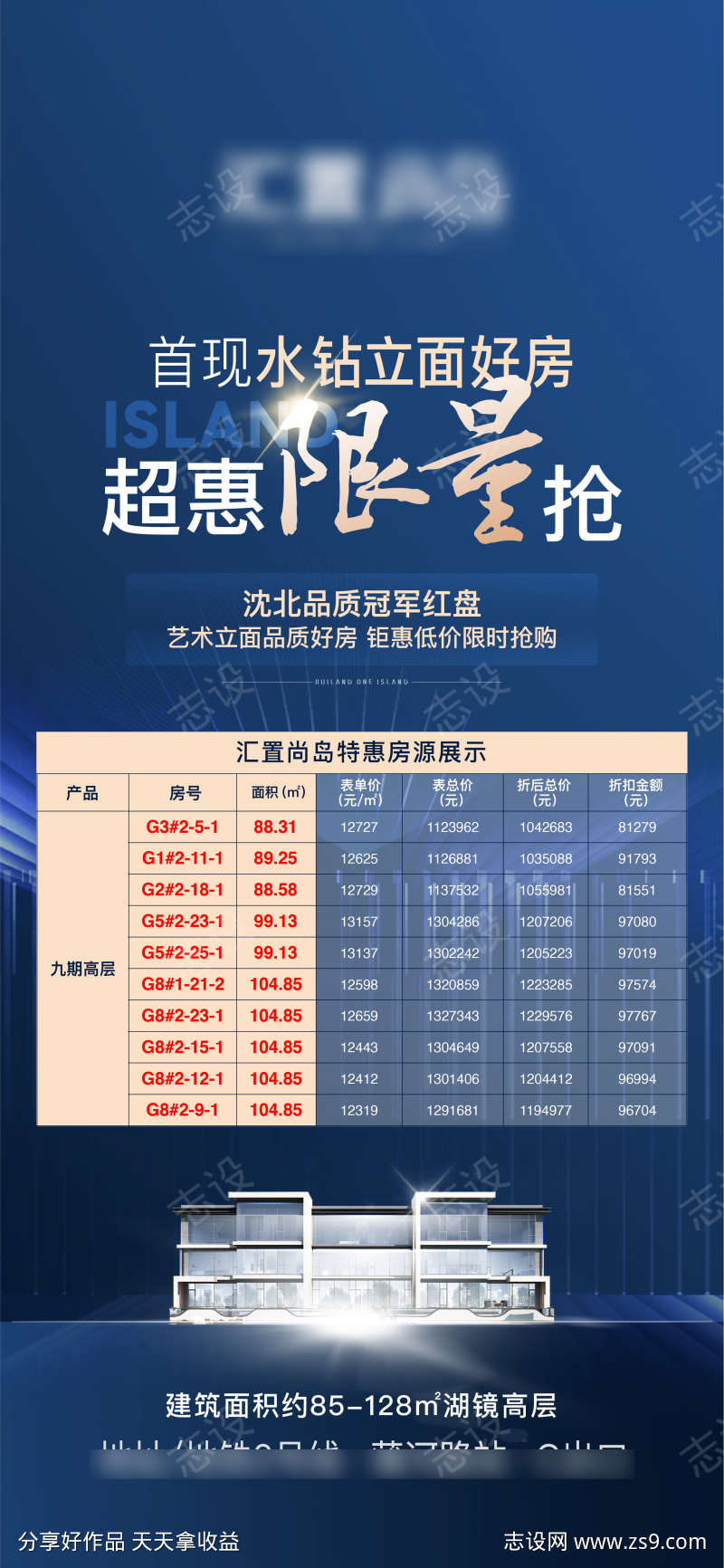 特价房渠道海报